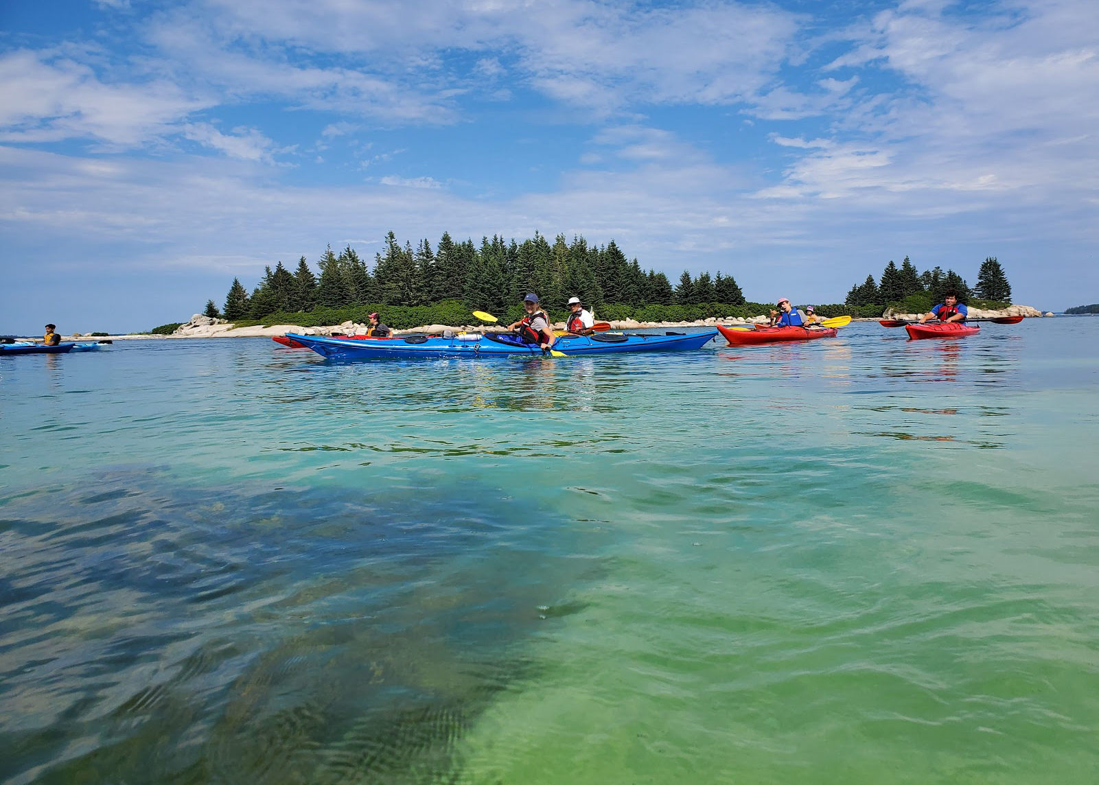 Add a kayaking adventure to your room reservation.  Click this image for more information.